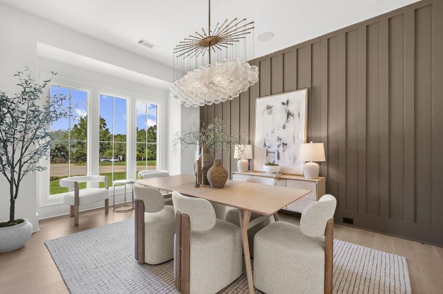 Furnished interior view inside a new home in , Alpharetta (Image 8).