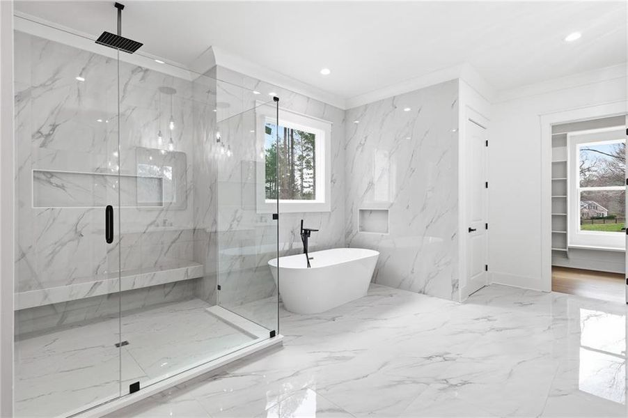 Furnished interior view inside a new home in , Monroe (Image 15).