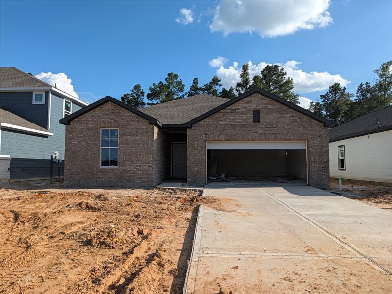 In-progress construction of a new home in Magnolia Springs, Montgomery, TX (Image 22).