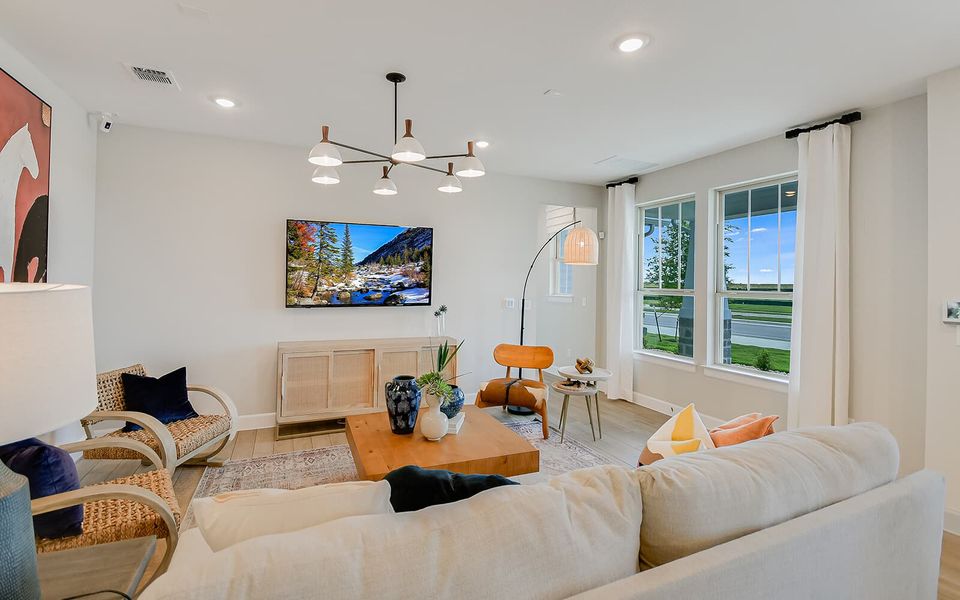 Furnished interior view inside a new home in Easton Park, Austin (Image 10).
