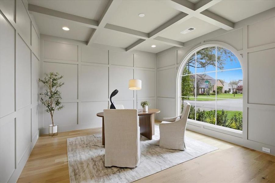 Furnished interior view inside a new home in , Dallas (Image 6).