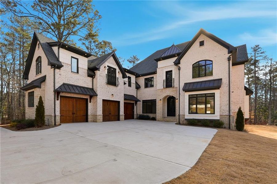 Front exterior of a new home in , Roswell, GA, highlighting curb appeal (Image 2).