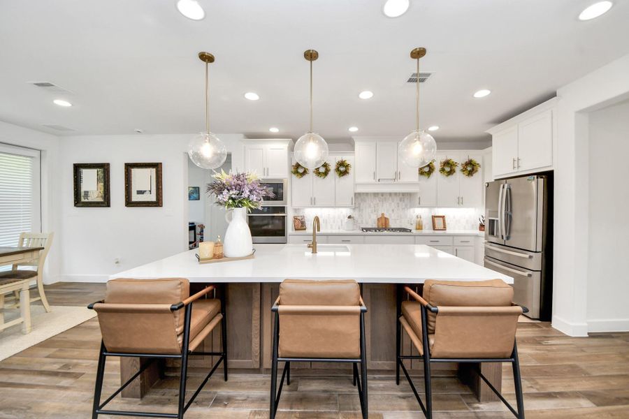 Furnished interior view inside a new home in Legacy Prairie at Katy Court, Katy (Image 40).