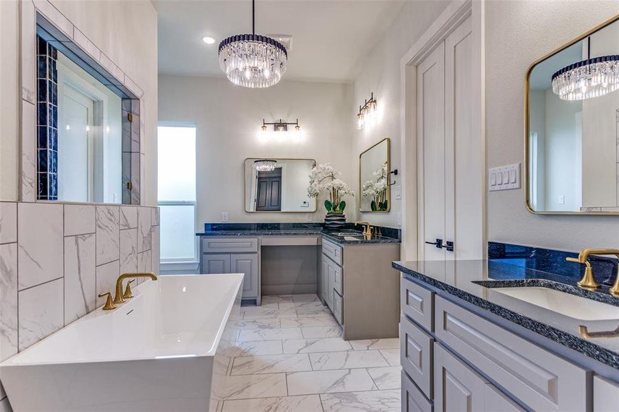 Furnished interior view inside a new home in , Aledo (Image 8).