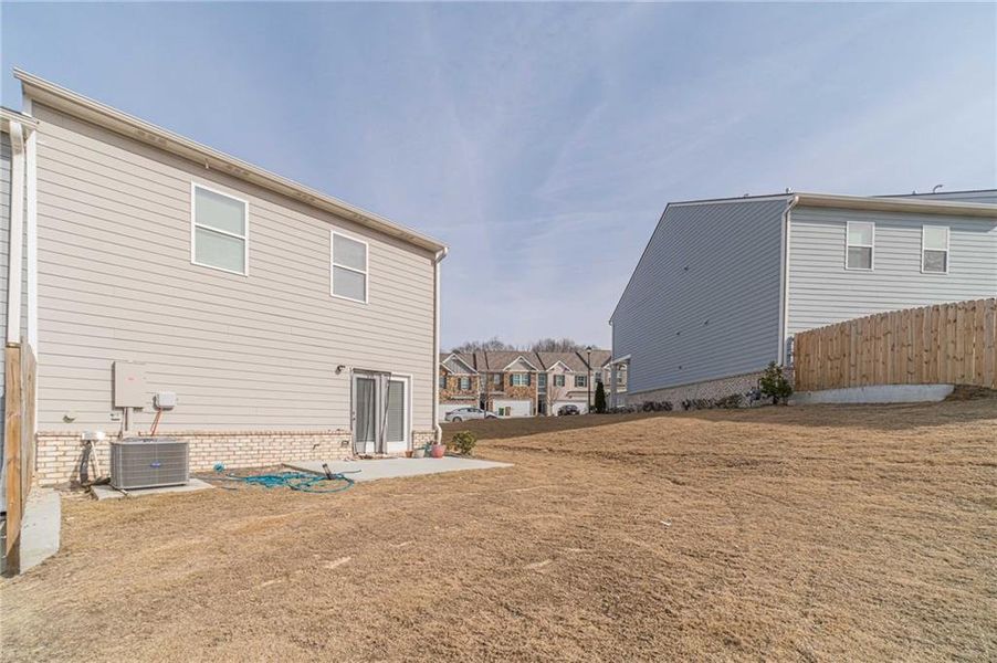 Exterior details and patio area of a home in , Buford (Image 24). Exterior details and patio area of a home in , Buford (Image 24).