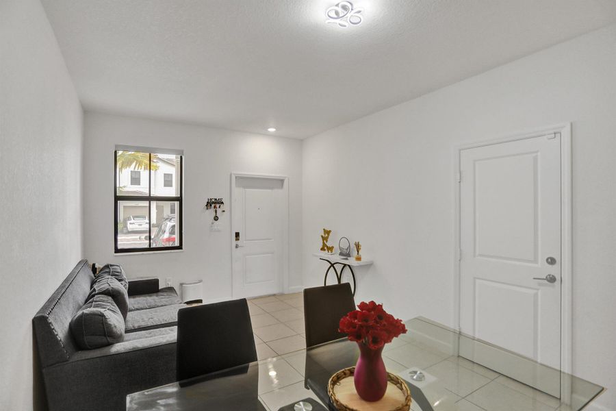 Furnished interior view inside a new home in , Miami (Image 3). Furnished interior view inside a new home in , Miami (Image 3).