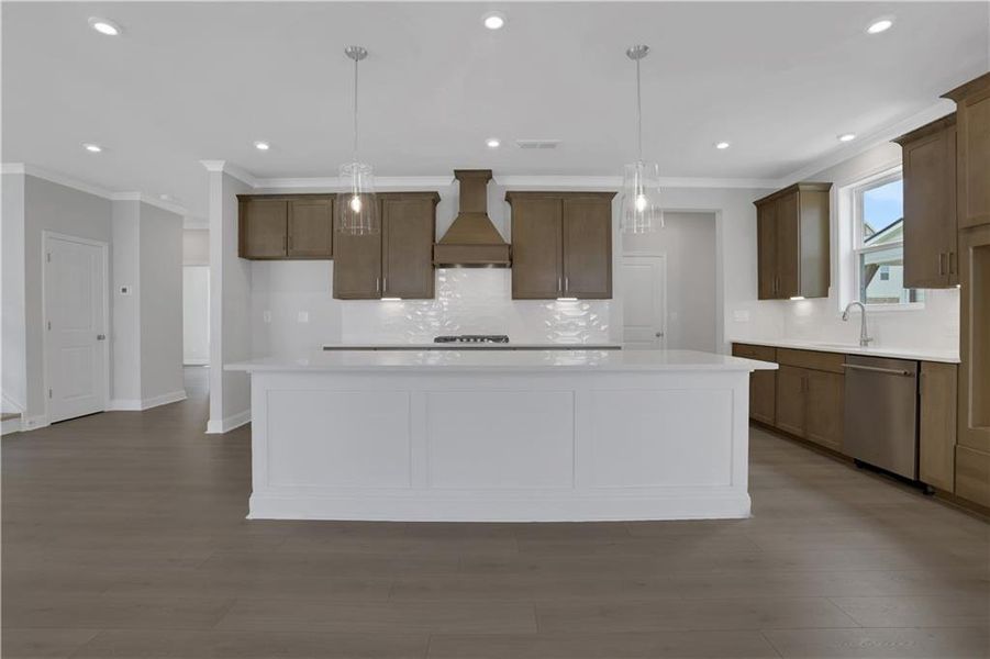 Furnished interior view inside a new home in The Paddocks at Doc Hughes, Buford (Image 8).
