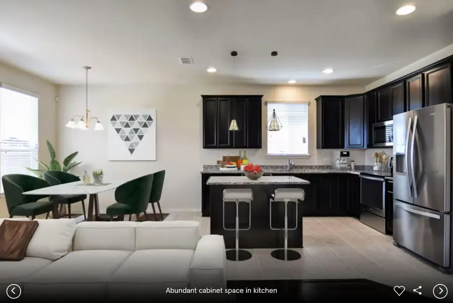 Interior photos- Photo of Centex model home with same floor plan, not of actual home listed.