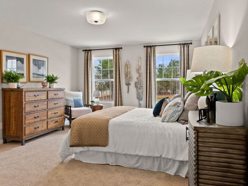 Representative furnished interior of a home built from the Elon by True Homes in Shay Crossing, Salisbury (Image 13).