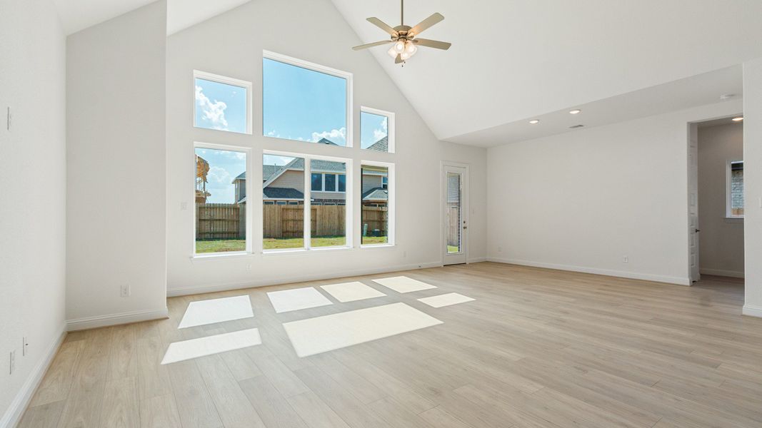 Representative furnished interior of a home built from the Vanderbilt by Brightland Homes in Katy Lakes, Katy (Image 7). Representative furnished interior of a home built from the Vanderbilt by Brightland Homes in Katy Lakes, Katy (Image 7).