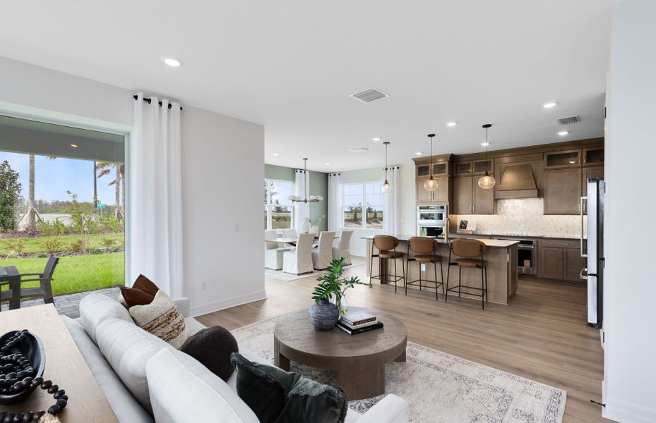 Furnished interior view inside a new home in Vida's Way, Wesley Chapel (Image 12).