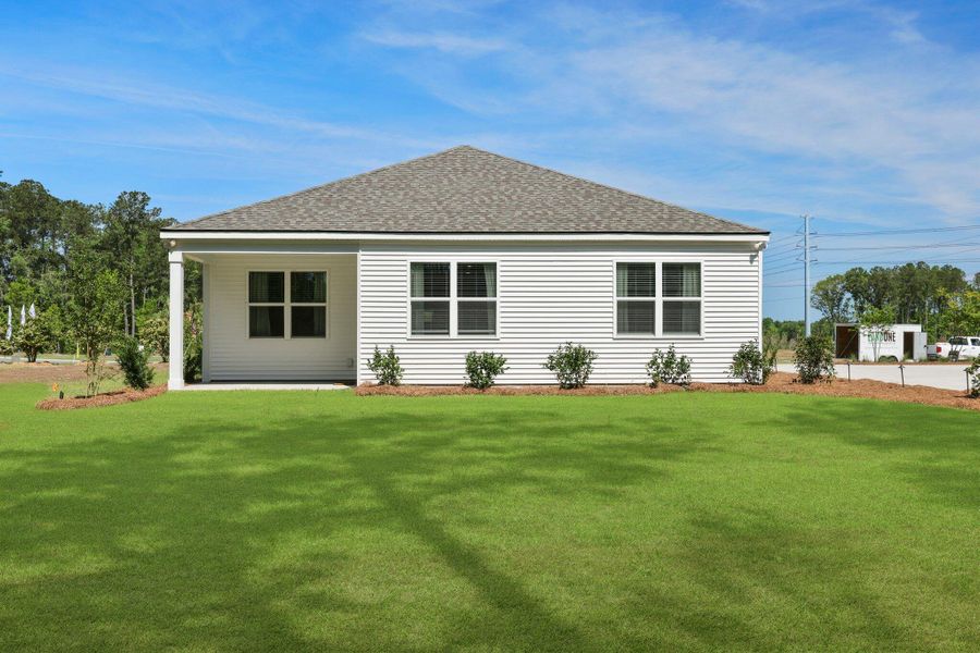 Exterior details and patio area of a home in Settlement at Salamander, North Charleston (Image 3).