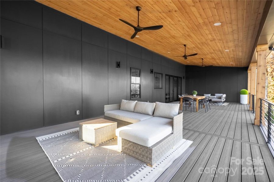Exterior details and patio area of a home in , Charlotte (Image 25).