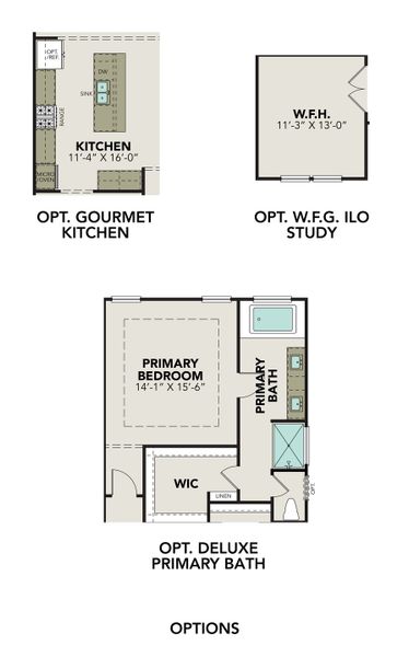 2D floor plan layout of this home in Comanche Ridge, San Antonio, TX (Image 4).