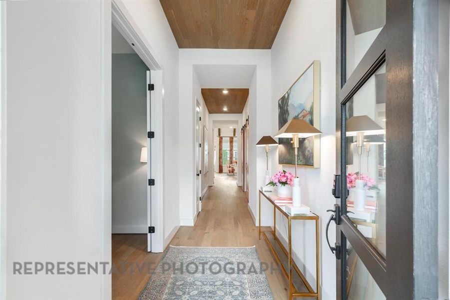 Furnished interior view inside a new home in Sonoma Verde: 60ft. lots, McLendon-Chisholm (Image 23).