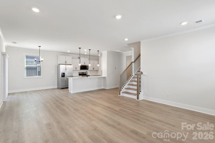 Spacious, unfurnished interior of a new home in Oak Grove Hill, Huntersville (Image 22). Spacious, unfurnished interior of a new home in Oak Grove Hill, Huntersville (Image 22).