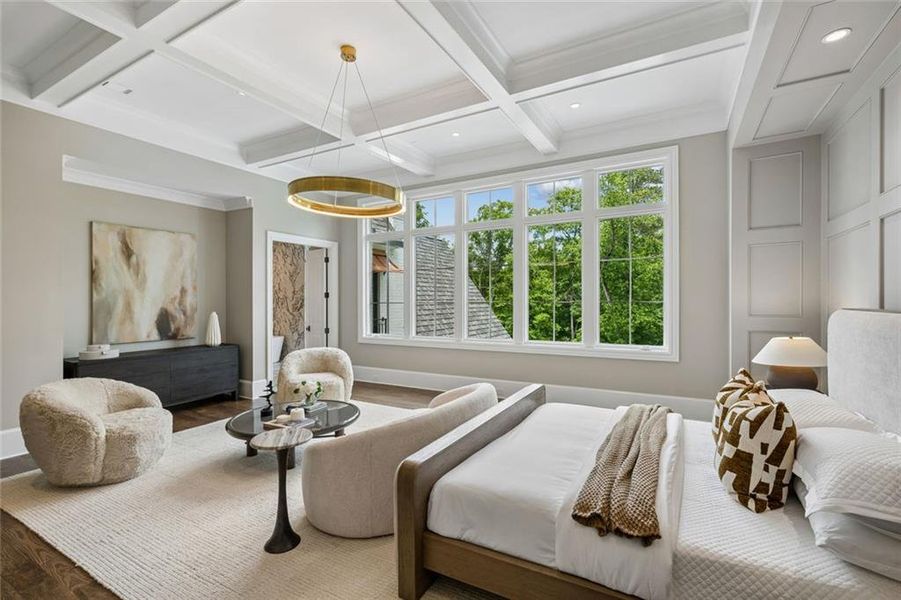 Furnished interior view inside a new home in , Atlanta (Image 8).