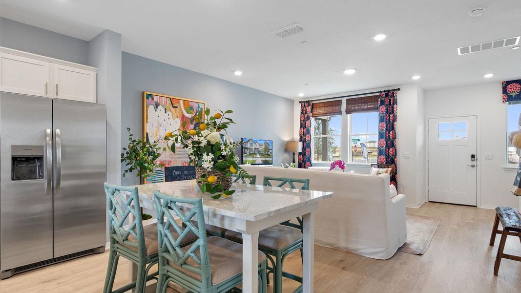 Furnished interior view inside a new home in Avery Centre, Round Rock (Image 13).