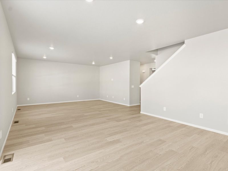 The Sloan floorplan interior image taken at a Meritage Homes community in Windsor, CO.