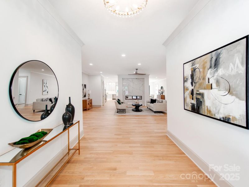 Furnished interior view inside a new home in , Charlotte (Image 13).