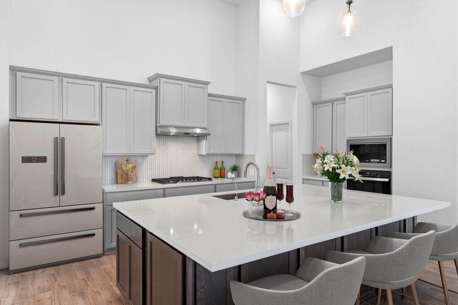 Furnished interior view inside a new home in , Texas City (Image 9).