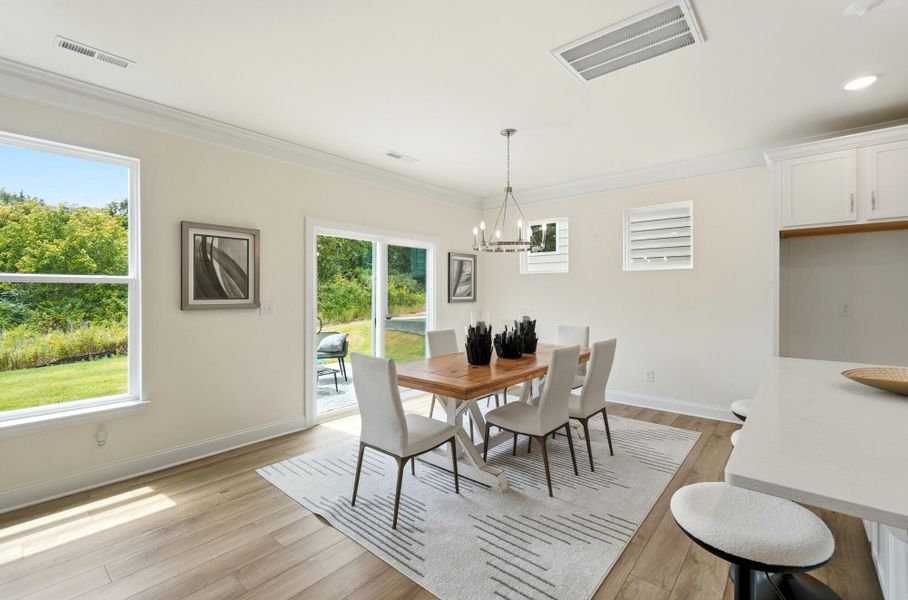 Furnished interior view inside a new home in Ashton Park, Monroe (Image 14).