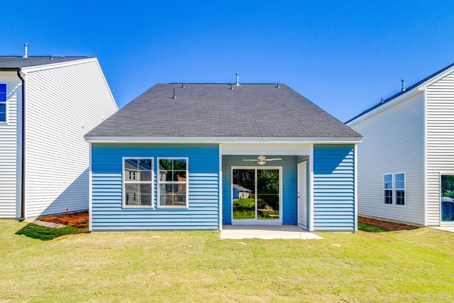Exterior details and patio area of a home in Bluefield, Lexington (Image 22).