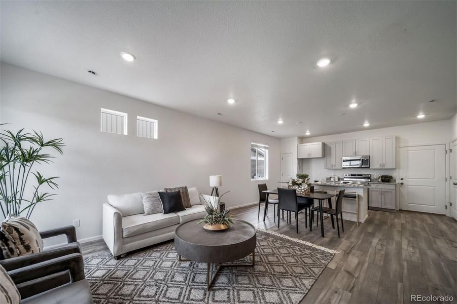 Furnished interior view inside a new home in , Aurora (Image 8).