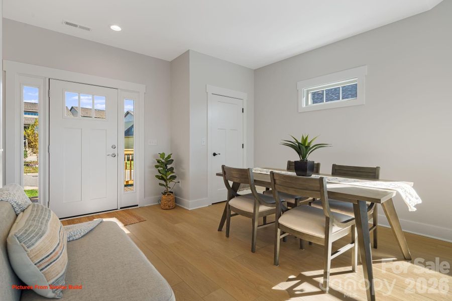 Furnished interior view inside a new home in , Weaverville (Image 7).