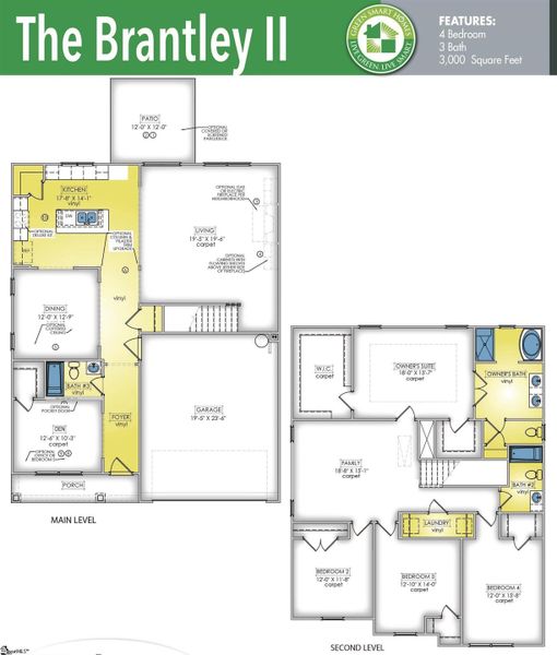 2D floor plan layout of this home in Shiloh Trail, Wellford, SC (Image 2). 2D floor plan layout of this home in Shiloh Trail, Wellford, SC (Image 2).