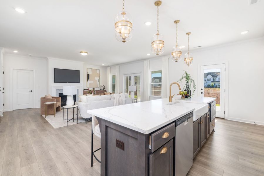 Furnished interior view inside a new home in Edgewater - Harbor Pointe, Lancaster (Image 5).