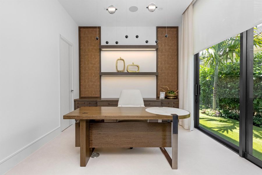 Furnished interior view inside a new home in , Boca Raton (Image 58).