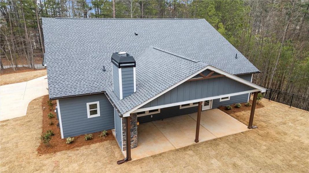 Exterior details and patio area of a home in , Villa Rica (Image 28).