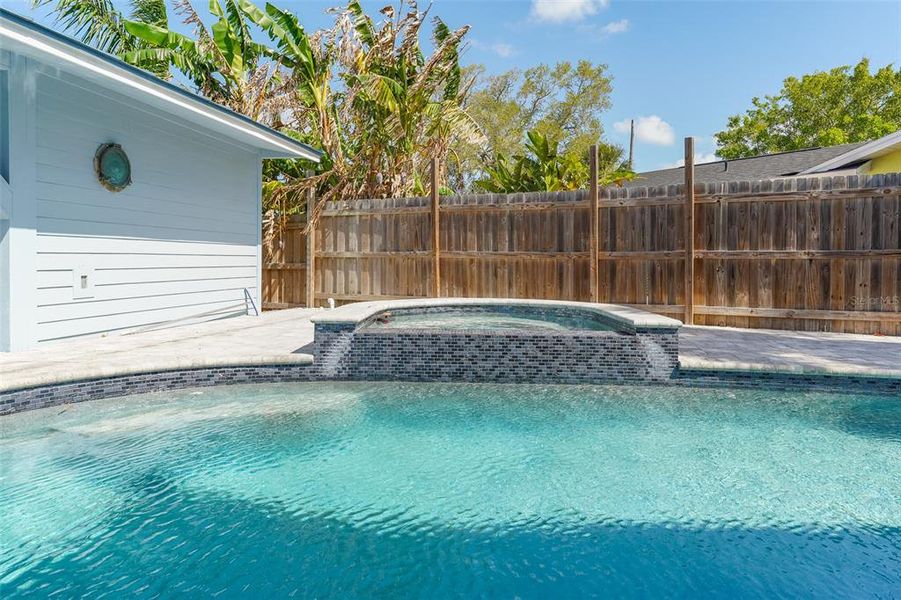Exterior details and patio area of a home in , Tampa (Image 41).