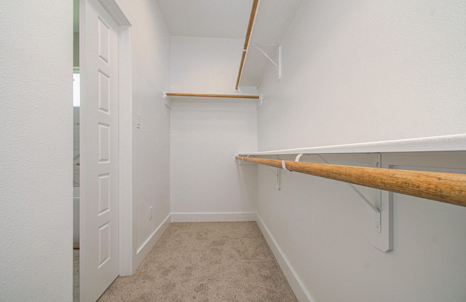 Primary closet