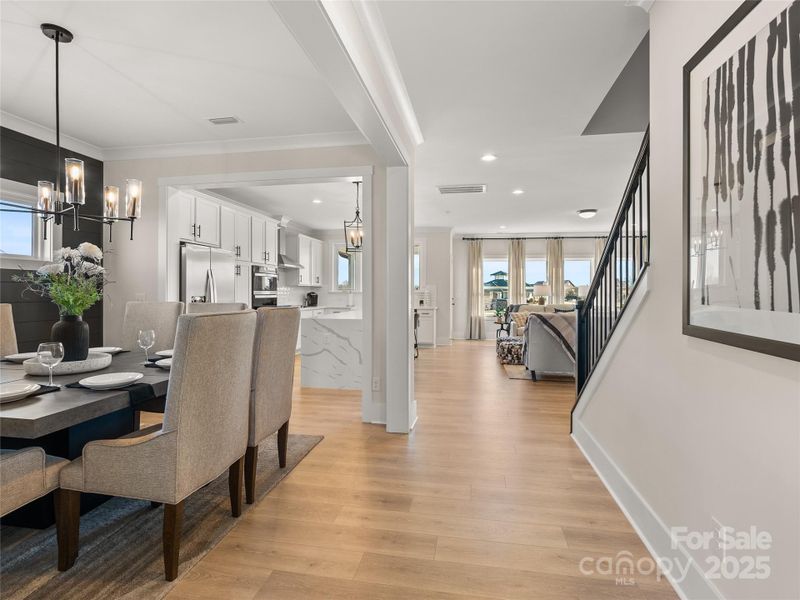 Furnished interior view inside a new home in Stonebridge Fairways, Monroe (Image 13).