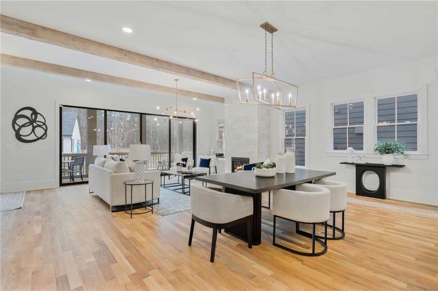 Furnished interior view inside a new home in Pendergrast Farm, Atlanta (Image 57).