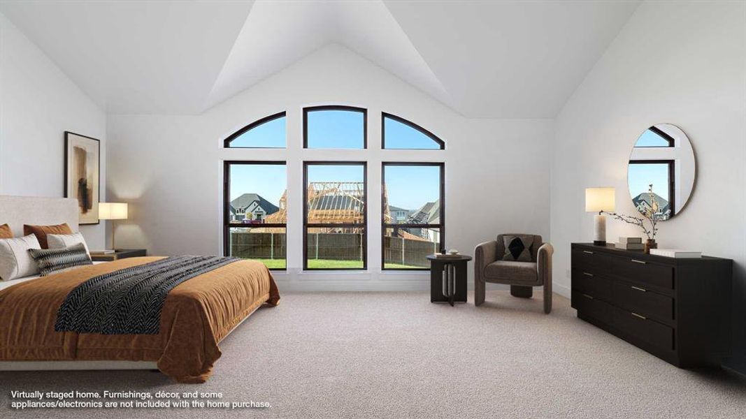 Furnished interior view inside a new home in Talon Hills 60'/70', Fort Worth (Image 10).