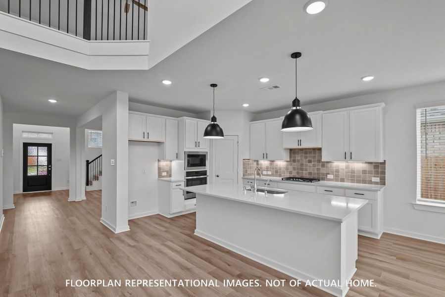 Furnished interior view inside a new home in The Oaks on 6th Street, Magnolia (Image 10).