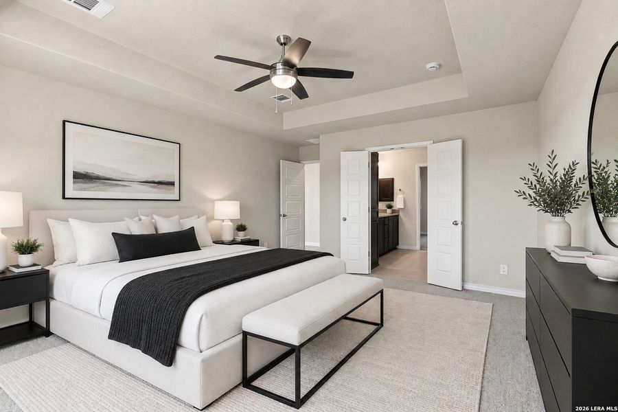 Furnished interior view inside a new home in , Poteet (Image 19).