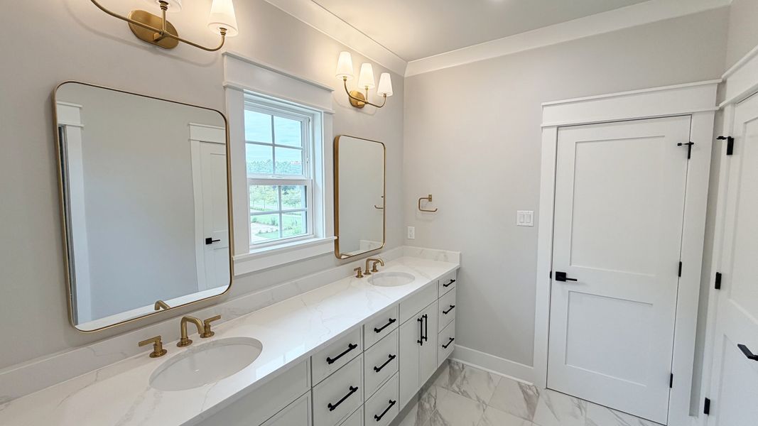Furnished interior view inside a new home in Steamboat Landing at Hammock Bay, Freeport (Image 17).