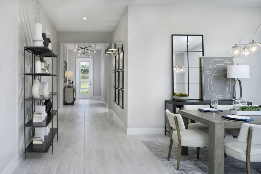 Representative furnished interior of a home built from the Meridian by Mattamy Homes in Tradition, Port St. Lucie (Image 5). Representative furnished interior of a home built from the Meridian by Mattamy Homes in Tradition, Port St. Lucie (Image 5).