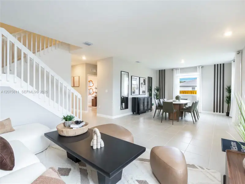 Furnished interior view inside a new home in Wildwood Groves, Miami (Image 24).