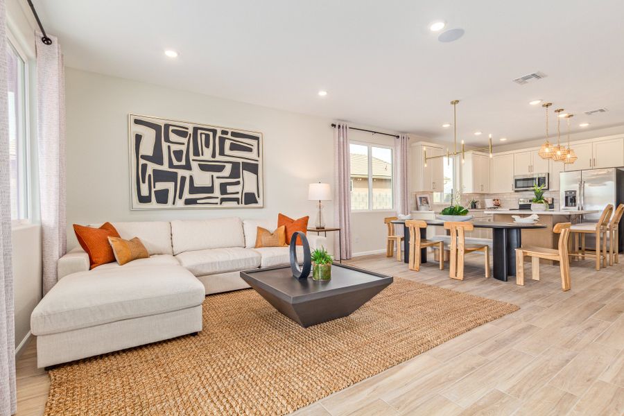Representative furnished interior of a home built from the Plan 3512 by Scott Communities in The Views at Rancho Cabrillo, Peoria (Image 8).