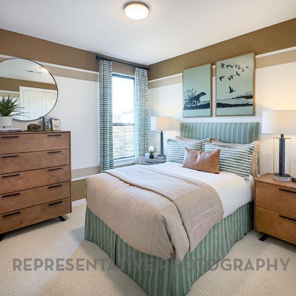 Furnished interior view inside a new home in Easton Park, Austin (Image 28).