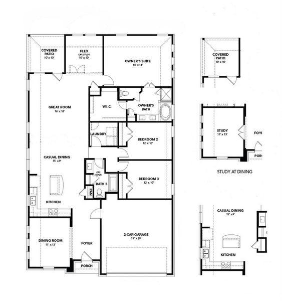 2D floor plan layout of this home in , Waller, TX (Image 5).