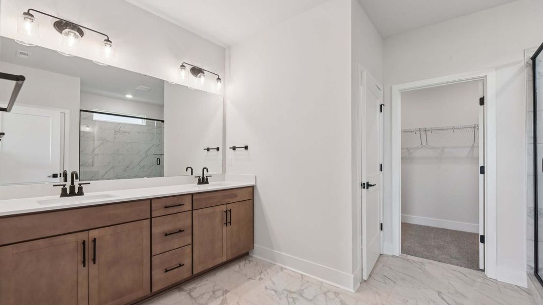 Furnished interior view inside a new home in Westport, York (Image 7).