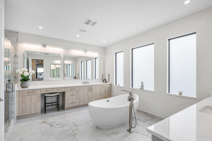 Furnished interior view inside a new home in , Boca Raton (Image 16). Furnished interior view inside a new home in , Boca Raton (Image 16).