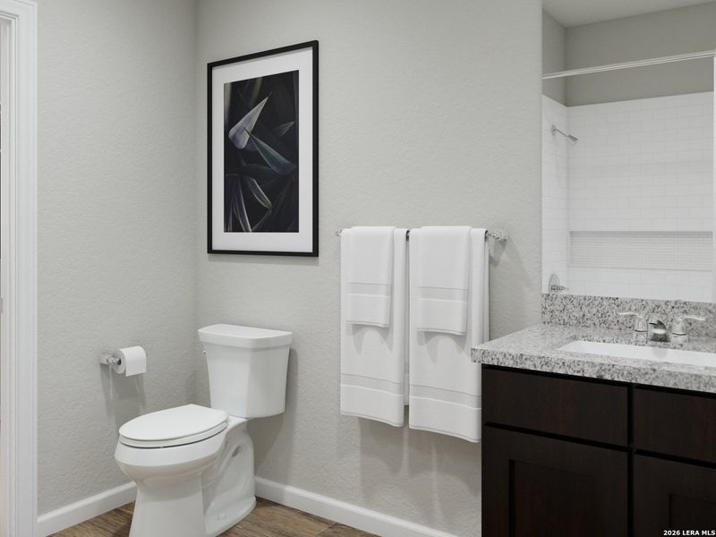 Furnished interior view inside a new home in Melissa Ranch, San Antonio (Image 16).