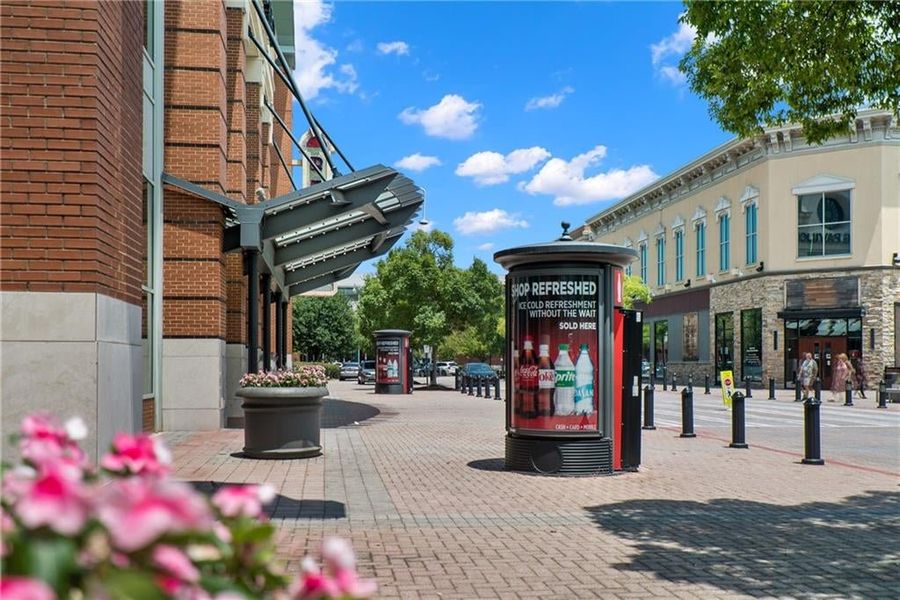 Front exterior of a new home in Millcroft Townhomes, Buford, GA, highlighting curb appeal (Image 20). Front exterior of a new home in Millcroft Townhomes, Buford, GA, highlighting curb appeal (Image 20).